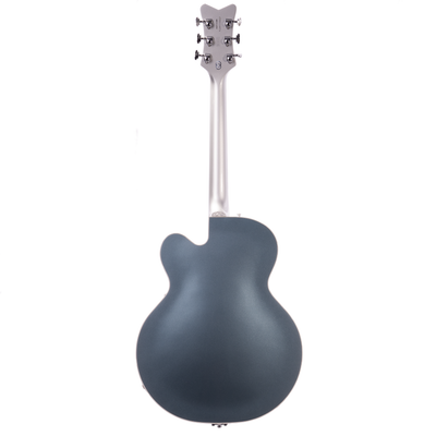 Gretsch G6136T Limited Edition 140th Double Platinum Falcon Electric Guitar, Ebony, Two-Tone Platinum/Pure Platinum