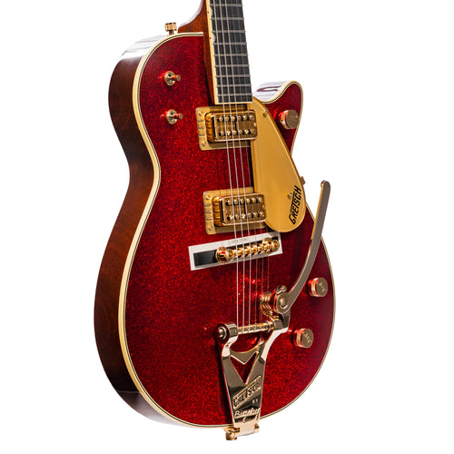 Gretsch G6129TG-59VS Limited Edition Sparkle Jet Electric Guitar, Red Sparkle
