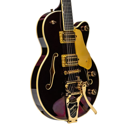 Gretsch Broadkaster Jr. LX Center Block w/ String-Thru Bigsby Electric Guitar, Blackberry