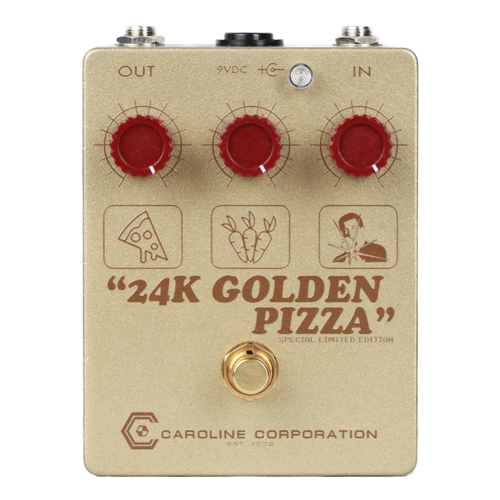 Caroline Guitar Company Limited 24K Golden Pizza Fuzz Effect Pedal