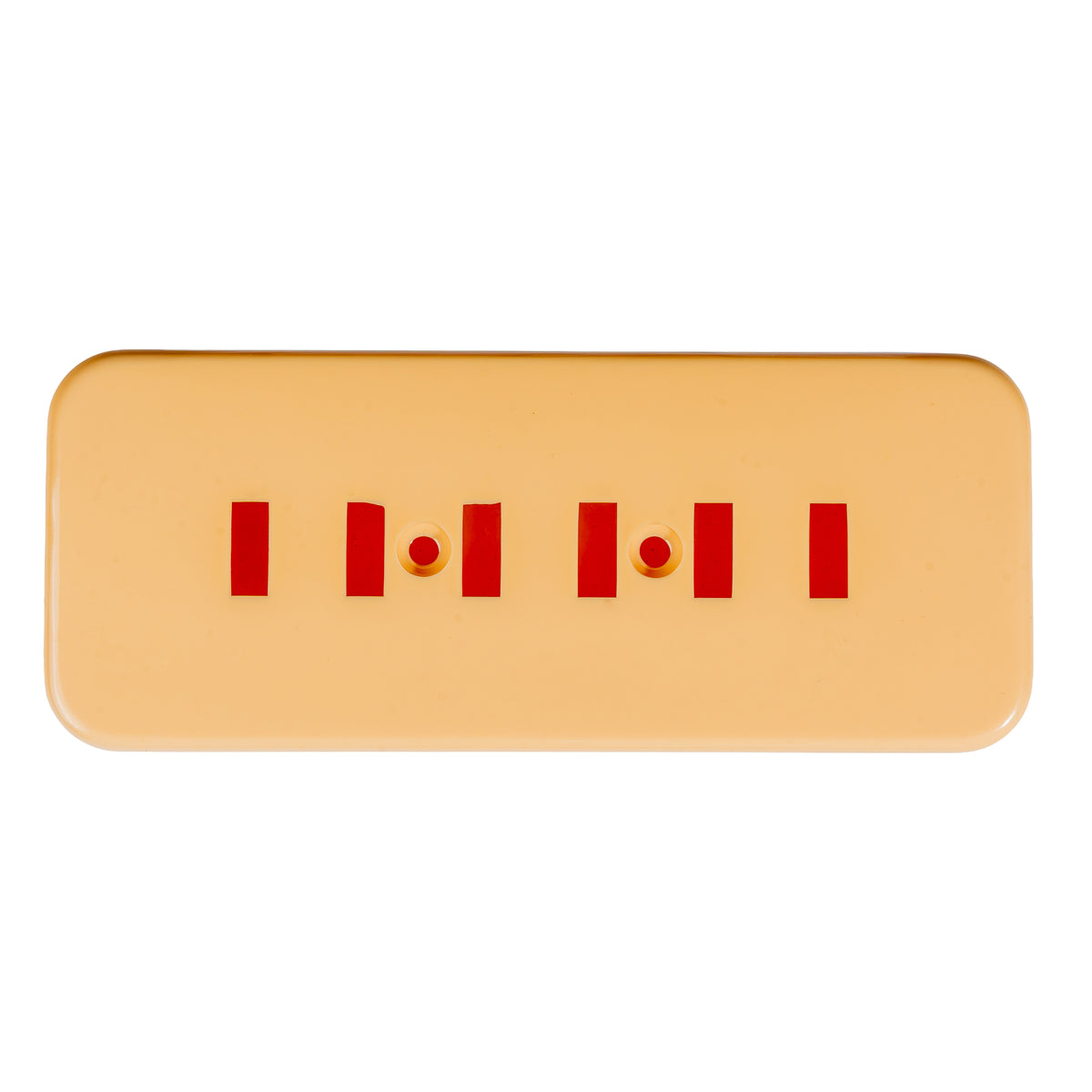 Lollar Cover for P-90 Soapbar Staple Pickup, Cream