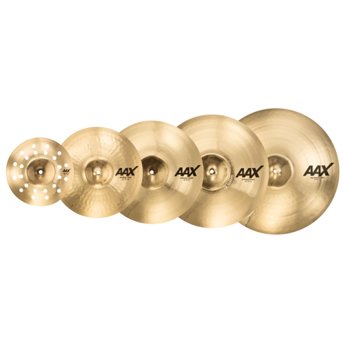 Sabian AAX Praise and Worship 5-Piece Cymbal Set, 10/14/16/18/21