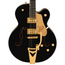 Gretsch Synchromatic Falcon Hollow Body Single-Cut w/ Bigsby Electric Guitar, Black