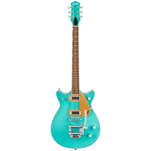 Gretsch G5232T Electromatic Double Jet FT Electric Guitar w/ Bigsby, Caicos Green