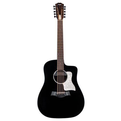 Taylor Somos 250ce Plus BLK Bajo Quinto Acoustic-Electric Guitar, Torrefied Spruce/Big Leaf Maple