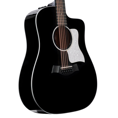 Taylor Somos 250ce Plus BLK Doce Doble Acoustic-Electric Guitar, Torrefied Spruce/Big Leaf Maple
