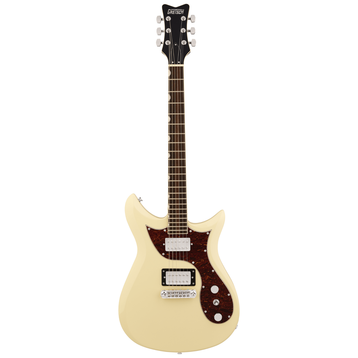 Gretsch Electromatic CVT Double-Cut Electric Guitar, Laurel Fingerboard, Vintage White