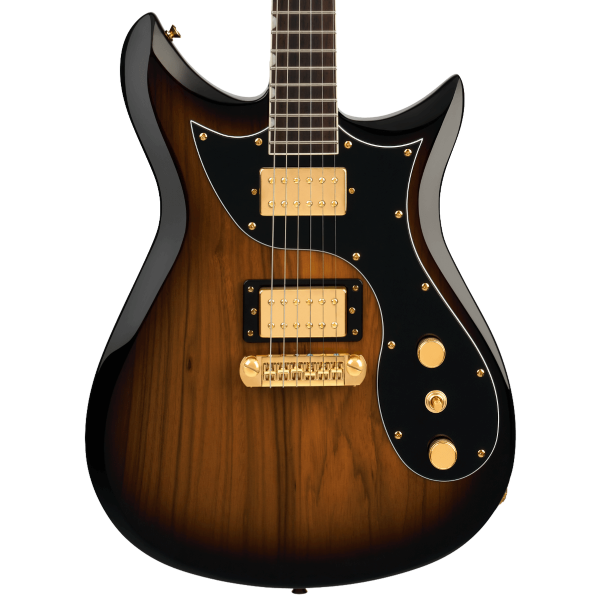 Gretsch Limited Edition Electromatic Black Limba CVT Electric Guitar, Sunburst