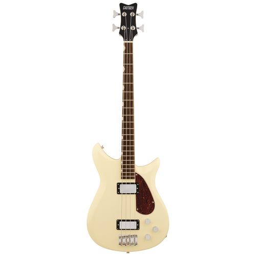 Gretsch Electromatic CVT Double-Cut Bass Guitar, Laurel Fingerboard, Vintage White