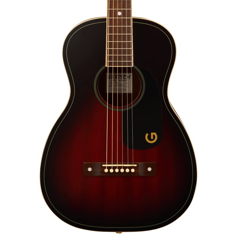 Gretsch Jim Dandy Parlor Acoustic Guitar, Deep Cherry Burst