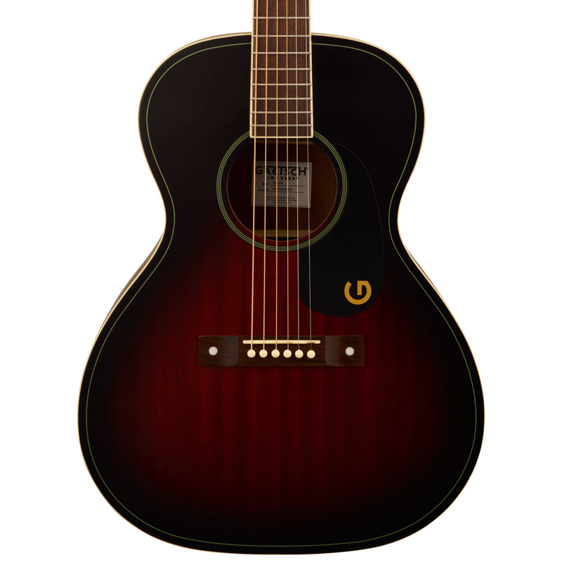 Gretsch Jim Dandy Concert Acoustic Guitar, Deep Cherry Burst