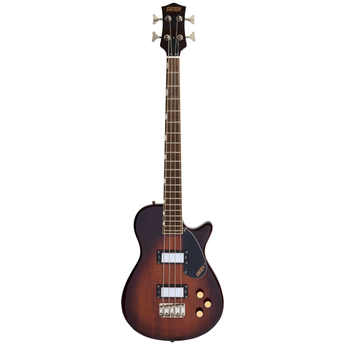 Gretsch Streamliner Jet Club Bass Guitar, Laurel Fingerboard, Havana Burst