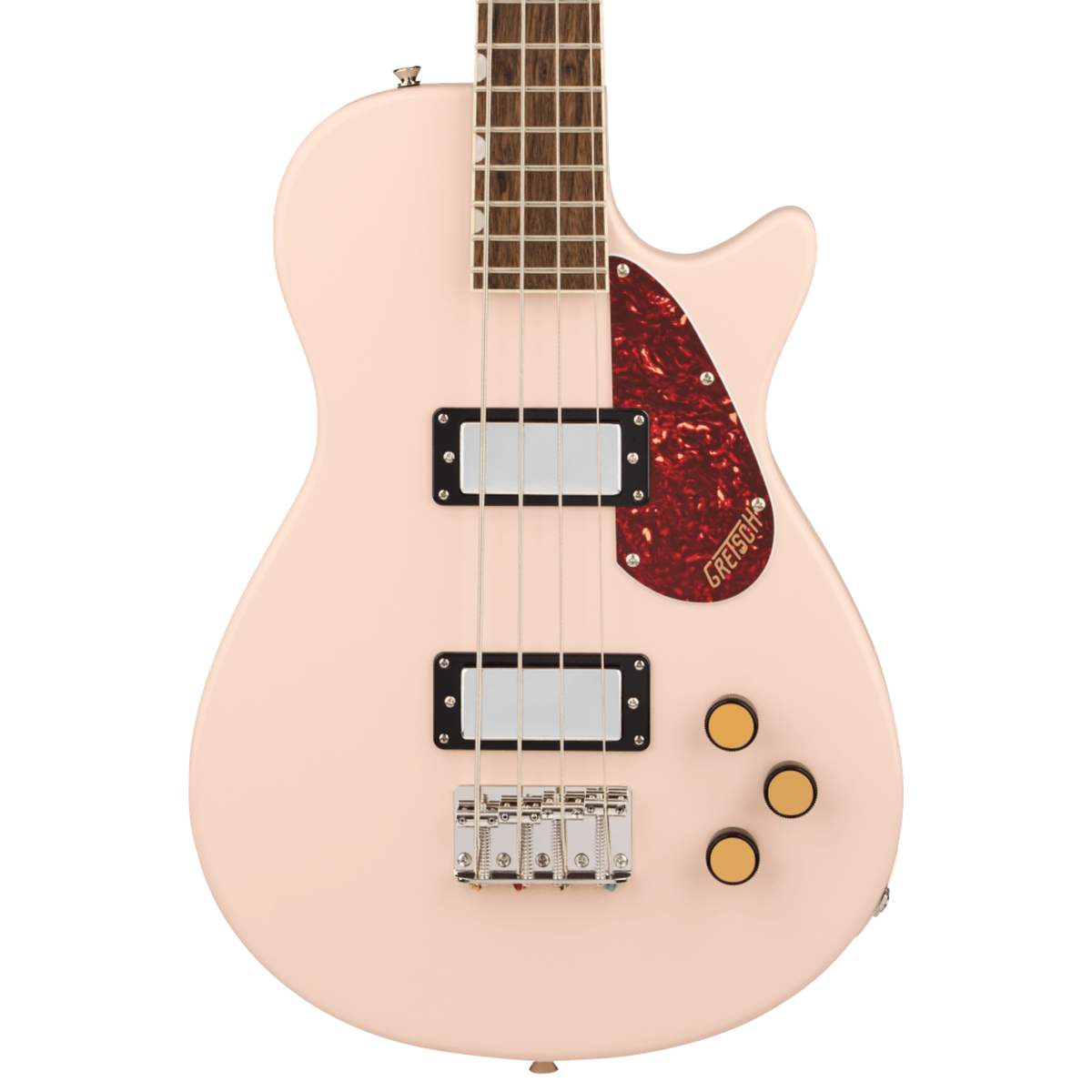Gretsch Streamliner Jet Club Bass Guitar Single-Cut, Shell Pink