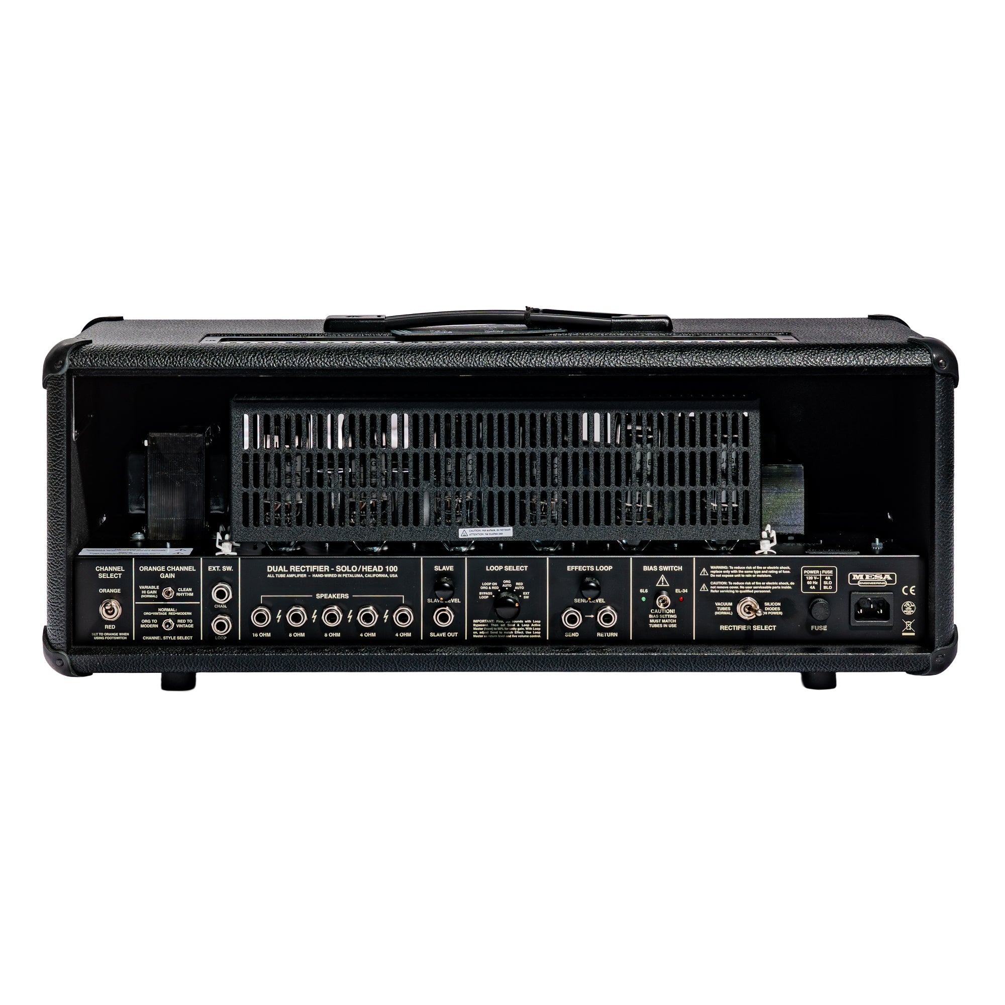 Mesa Boogie 90s Dual Rectifier Standard Guitar Amplifier, Black