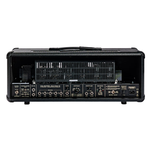 Mesa Boogie 90s Dual Rectifier Standard Guitar Amplifier Head, Black Bronco