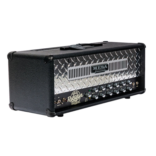 Mesa Boogie 90s Dual Rectifier Standard Guitar Amplifier Head, Black Bronco