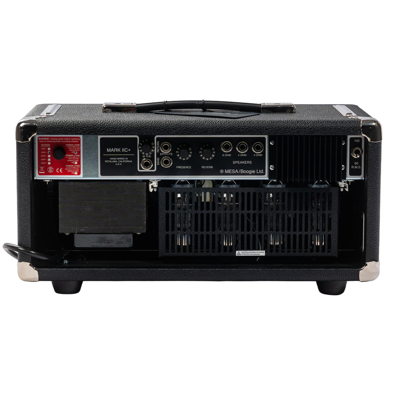 Mesa Boogie Mark IIC+ HRG Tube Amplifier Head, Black Bronco/Wicker Grille