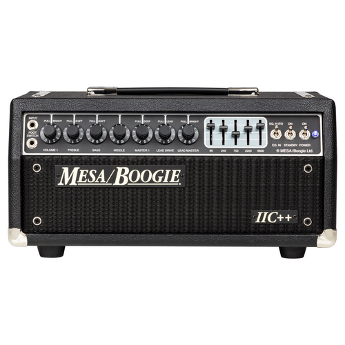 Mesa Boogie Limited Edition Mark IIC++ Tube Guitar Amplifier Head, Black Bronco/Black Grille