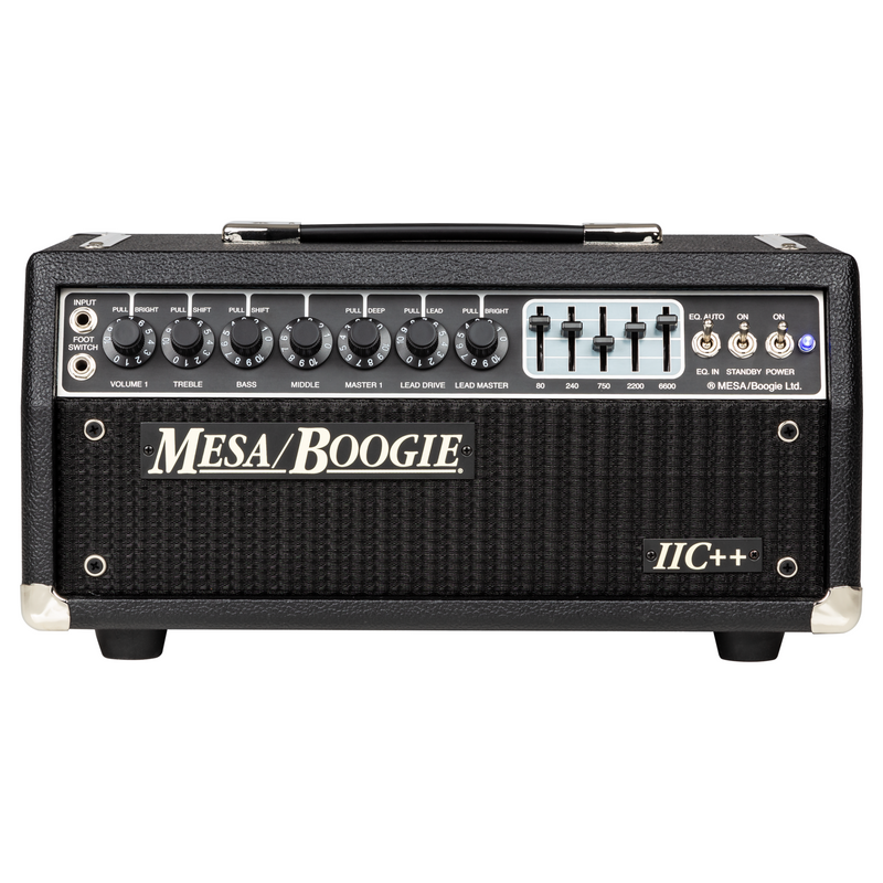 Mesa Boogie Limited Edition Mark IIC++ Tube Guitar Amplifier Head, Black Bronco/Black Grille