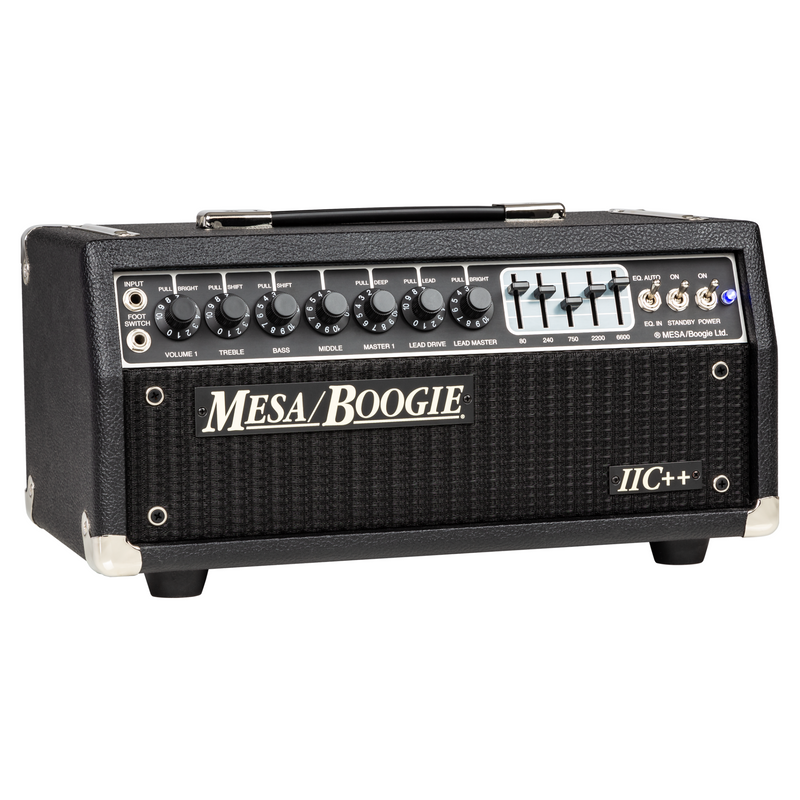 Mesa Boogie Limited Edition Mark IIC++ Tube Guitar Amplifier Head, Black Bronco/Black Grille