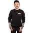 Russo Music Crew Neck Sweatshirt, Red and Cream on Black