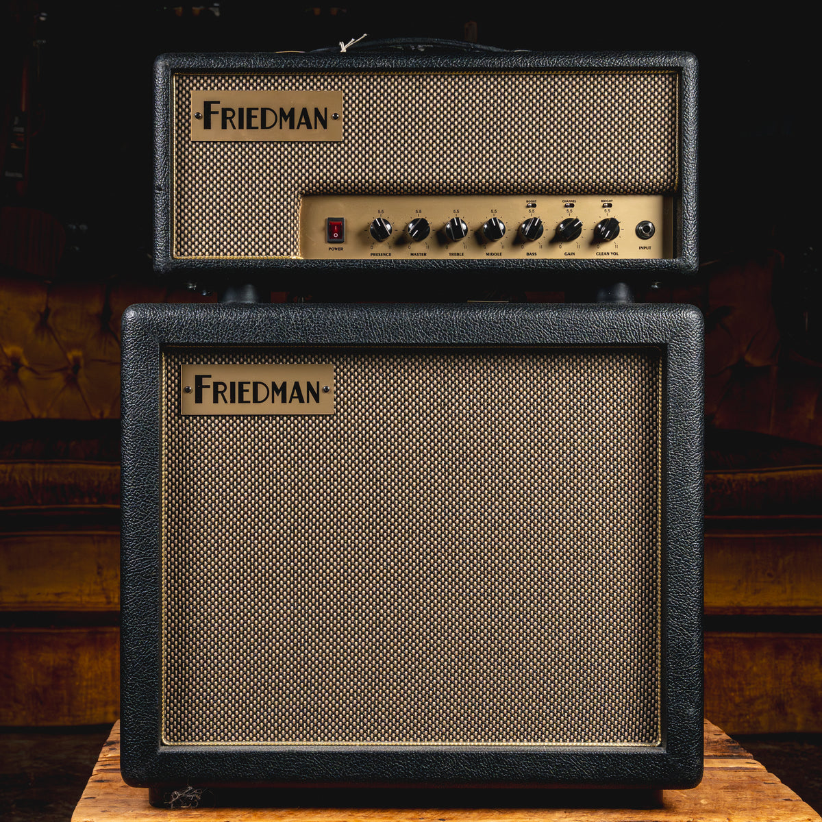 Friedman Runt 20 Electric Guitar Amplifier Head w/ 1 x 12" Cabinet - Used
