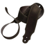 Franklin Strap 2" Purist Suede Guitar Strap, Chocolate w/ Gold Stitching