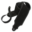 Franklin Strap 3" Purist Suede Guitar Strap, Black w/ Silver Stitching