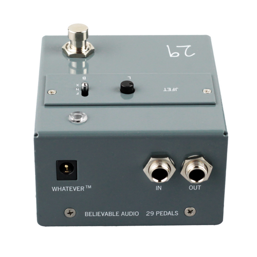 29 Pedals JFET Boost Effect Pedal 29 Pedals JFET Boost Effect Pedal