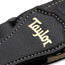 Taylor Vegan Guitar Strap, Herringbone Hemp Cotton, Black
