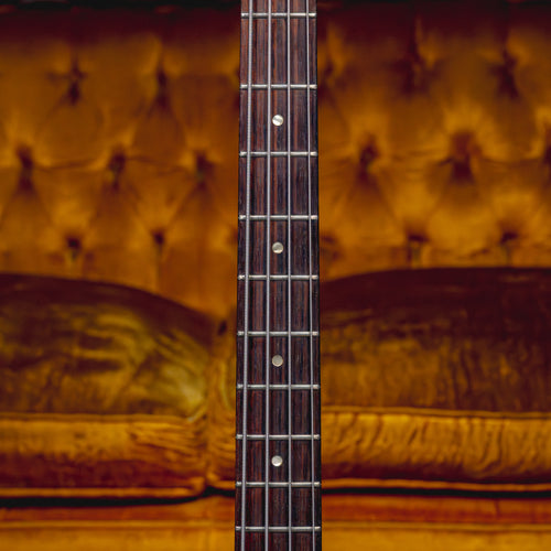 1966 Gibson EB-2D Bass Guitar, Sky Blue Burst Refin w/ HSC - Used
