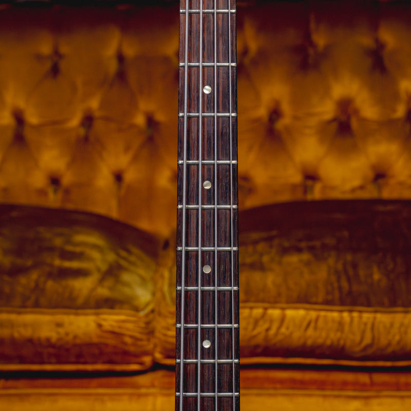 1966 Gibson EB-2D Bass Guitar, Sky Blue Burst Refin w/ HSC - Used
