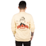 Russo Music Crew Neck Sweatshirt, Black and Red on French Vanilla