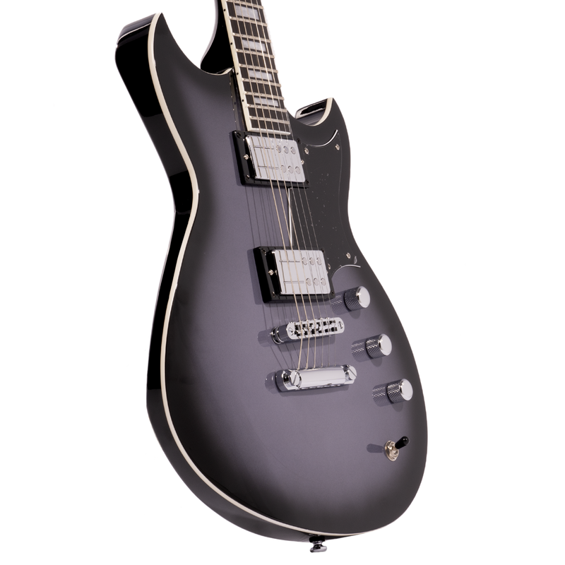 Reverend Sensei RA Electric Guitar, Ebony Fingerboard, Periwinkle Burst