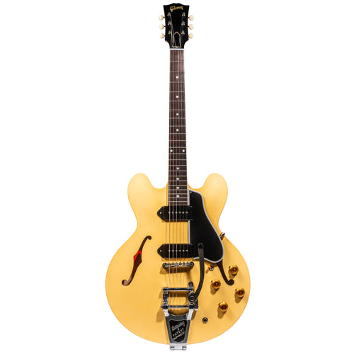 Gibson Custom Shop 1959 ES-330 Reissue Electric Guitar w/ Bigsby, VOS Antique White