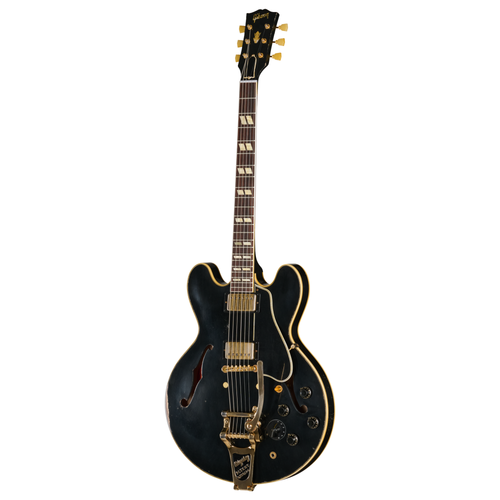 Gibson Custom Shop 1959 ES-345 Reissue Electric Guitar w/ Bigsby, Heavy Aged Ebony