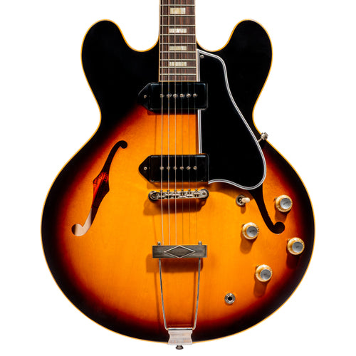 Gibson Custom Shop 1962 ES-330 Reissue Hollowbody Electric Guitar, Vintage Burst
