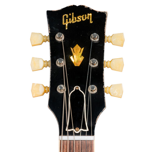 Gibson Custom Shop 1964 ES-335 Semi-Hollow Electric Guitar, Light Aged Pelham Blue Sparkle