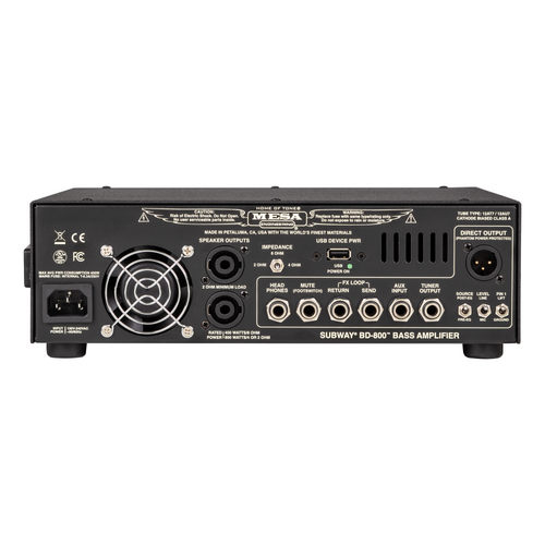 Mesa Boogie Subway Bass 800D Tube Amp Head