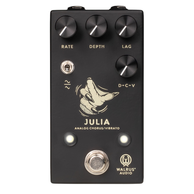 Walrus Audio Julia Chorus/Vibrato V2 Effect Pedal, Black