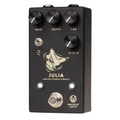 Walrus Audio Julia Chorus/Vibrato V2 Effect Pedal, Black