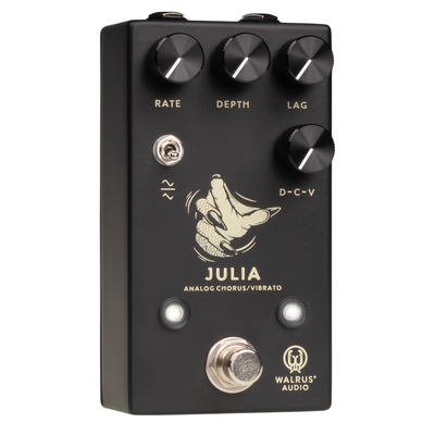 Walrus Audio Julia Chorus/Vibrato V2 Effect Pedal, Black