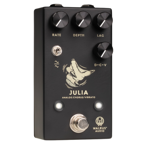 Walrus Audio Julia Chorus/Vibrato V2 Effect Pedal, Black