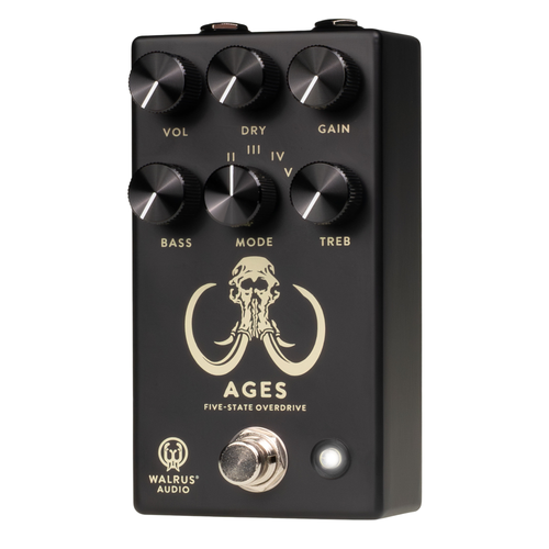 Walrus Audio Ages Five-State Overdrive Effect Pedal, Black