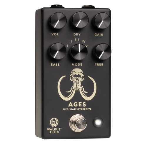 Walrus Audio Ages Five-State Overdrive Effect Pedal, Black