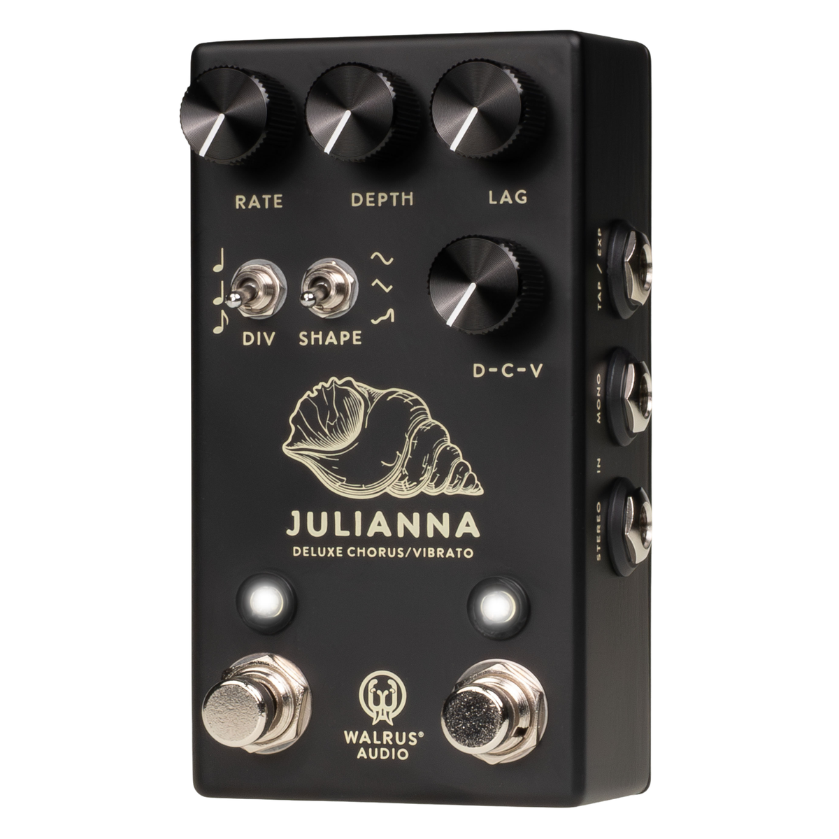 Walrus Audio Julianna Deluxe Chorus/Vibrato Effect Pedal, Black