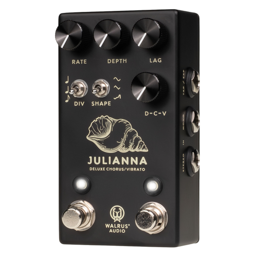 Walrus Audio Julianna Deluxe Chorus/Vibrato Effect Pedal, Black