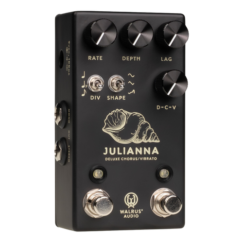 Walrus Audio Julianna Deluxe Chorus/Vibrato Effect Pedal, Black