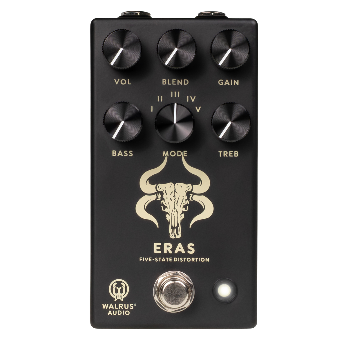 Walrus Audio Eras Five-State Distortion Effect Pedal, Black