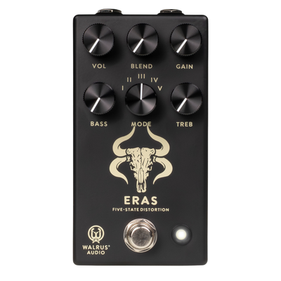 Walrus Audio Eras Five-State Distortion Effect Pedal, Black